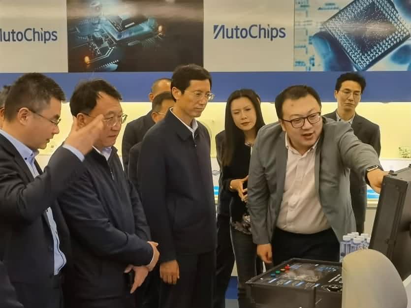 池州市委书记朴直，，，，，，，合肥市委副书记、市长罗云峰赴杰发科技考察调研